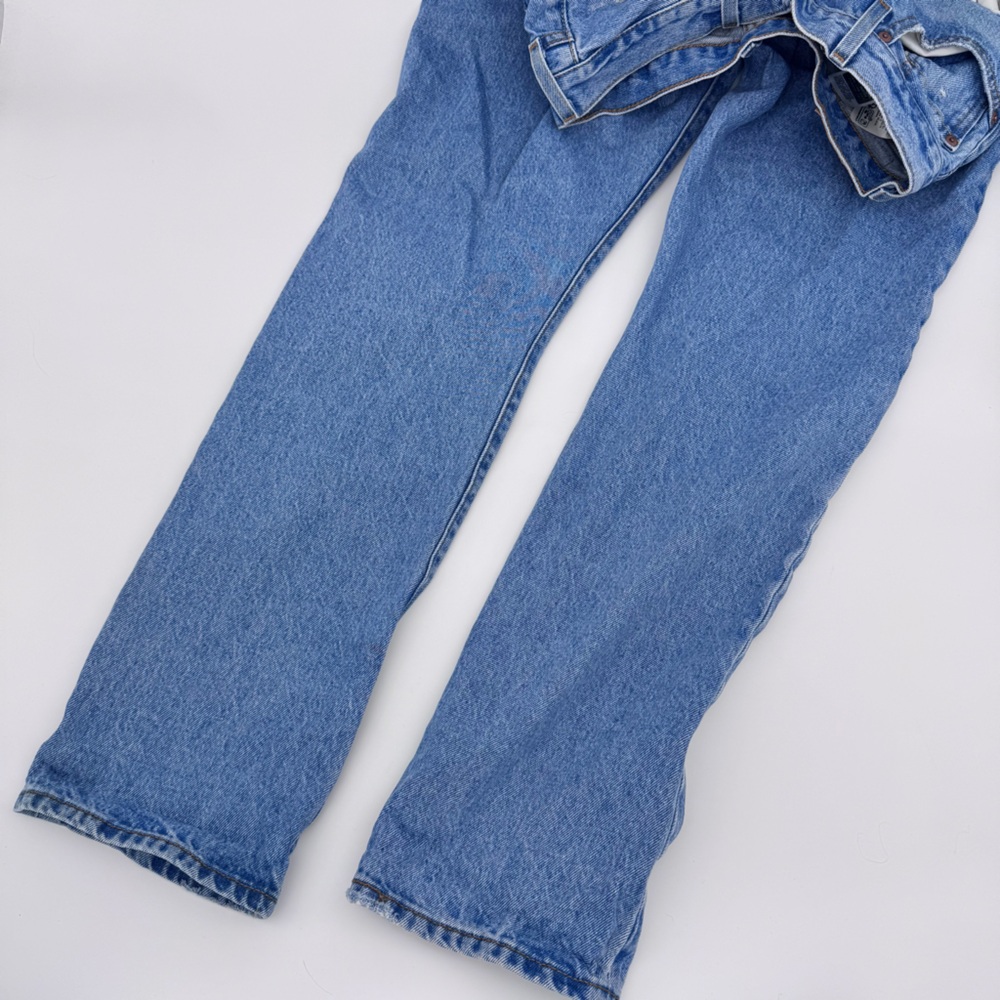 Levi’s 501 Original Fit Distressed Button Fly Jeans Light Wash W29 L30 - Picture 7 of 7